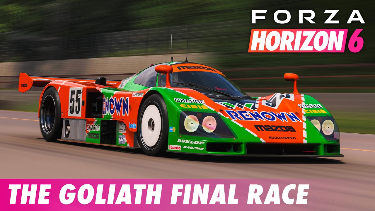 Forza Horizon 6 | The Goliath Final Race w/ Mazda 787B (Max Difficulty)