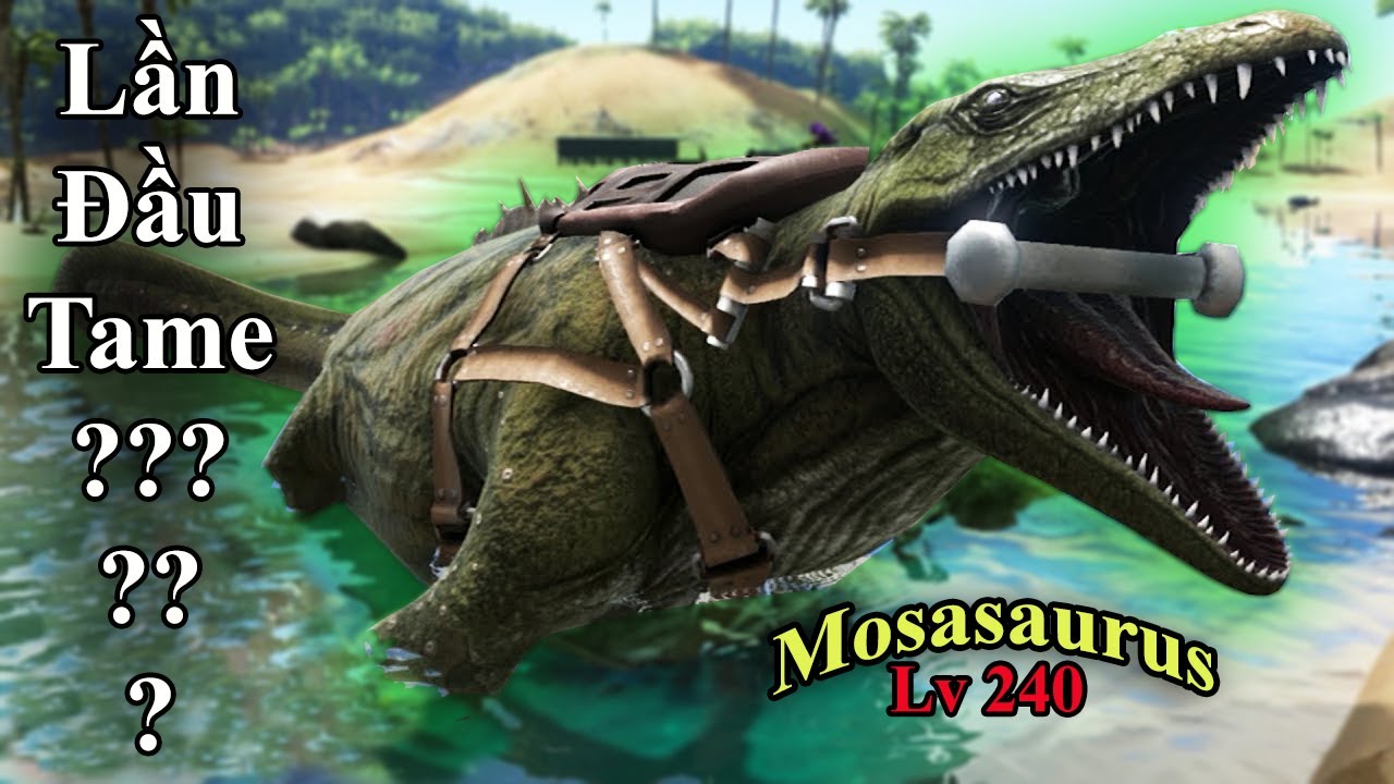 Ark Mobile | Lần Đầu Tiên Tame Mosasaurus Tìm Nó Còn Khó Hơn Lên Trời ARK Blue Game