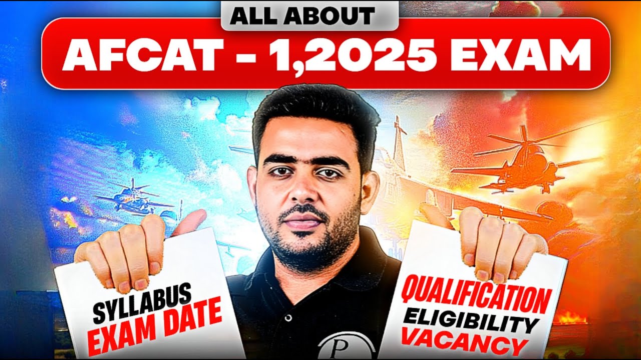 AFCAT 1 2025 Exam: All You Need to Know😲 | Date, Eligibility, Age, Syllabus & Qualification✅