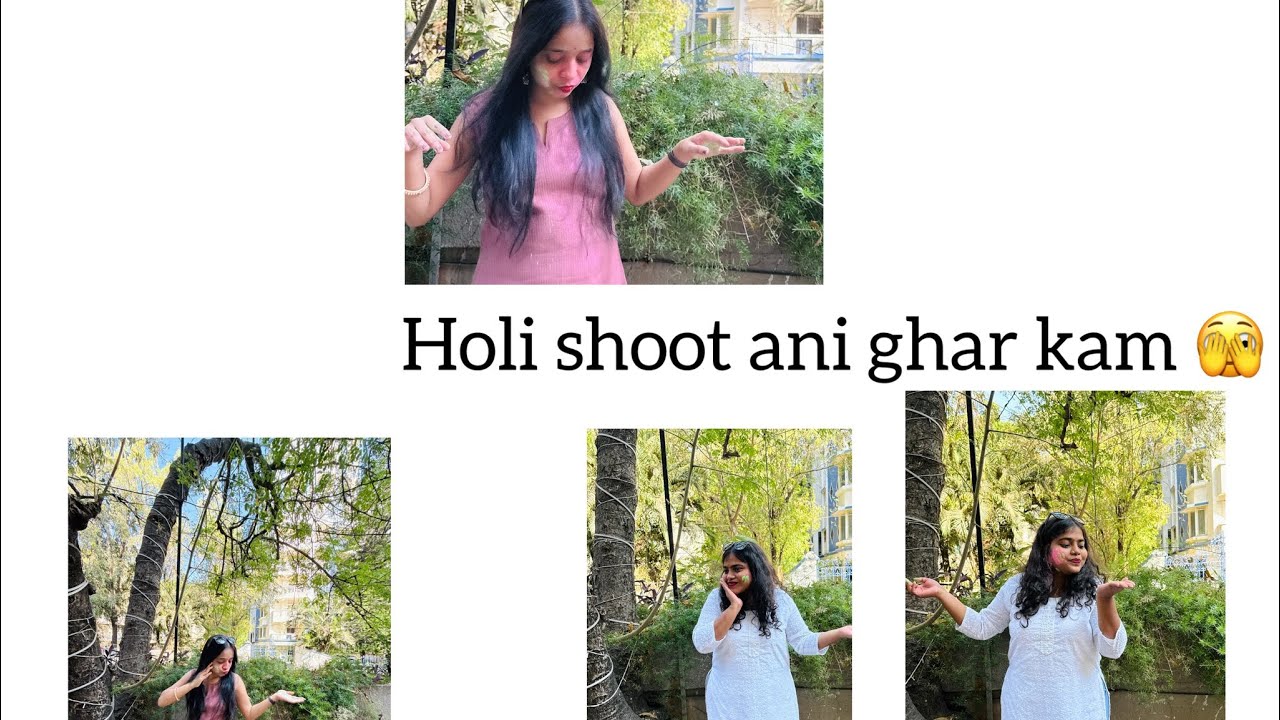 Holi ani ghar safsafai 🥹🤔mummy yenr mhnue kel clean 😛