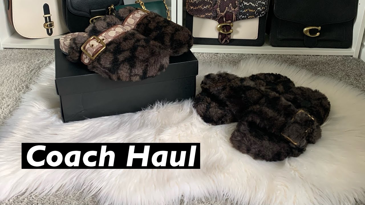 Coach Haul: Shearling Clogs and Sandals
