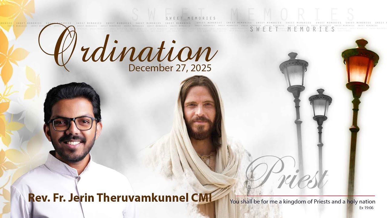 Ordination Live I Dn Jerin Theruvamkunnel CMI