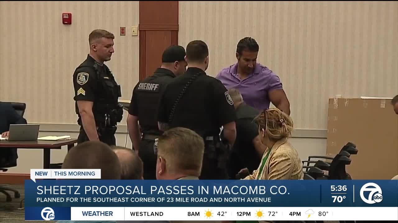 Sheetz proposal passes in Macomb County