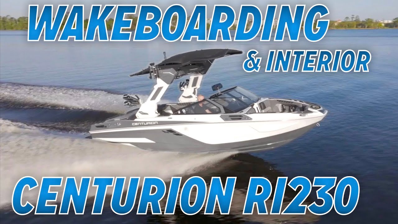Вейкбординг и знакомство с интерьером Centurion Ri230 с Шоном Мюрреем