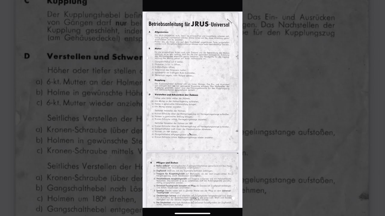 IRUS Universal Betriebsanleitung Bedienungsanleitung U300 U600 U900 U1200