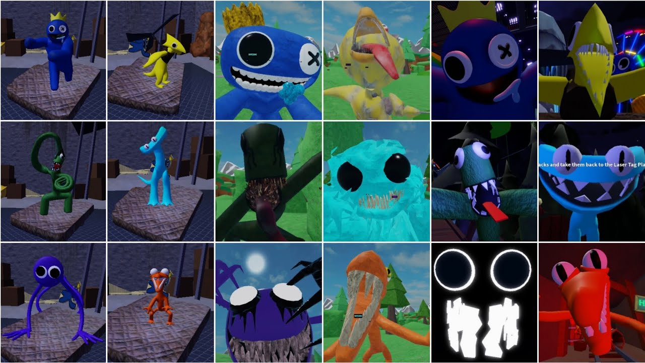 What if the Rainbow Friends chapter 2 vs roleplay vs hungry friends 😱 ultimate jumpscare battle