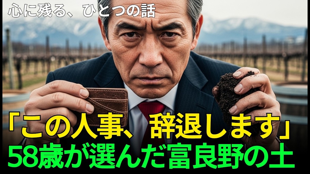 【人生逆転】58歳で会社を去った常務。30年守った地位を捨て、富良野へ帰った理由。伯母が遺した『帰る土』の正体 #感動実話 #シニア #定年 #人生逆転 #オーディオブック