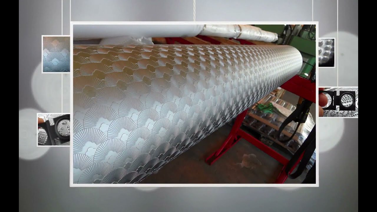 Máquinas de gofrado en linea y rodillos gofradores de Embossing World