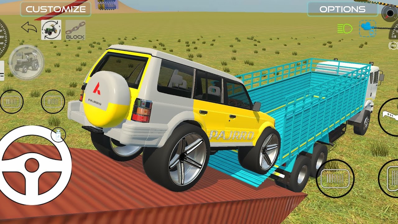 Driving JCB And Unloading Stone From Truck In Game 🔥#jcb #car #dumper #truck #4x4
