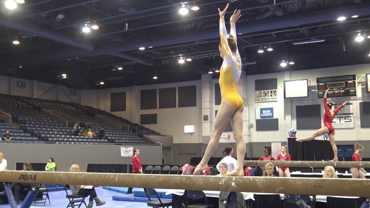 Kendall Abney, Twistars USA | L10 Beam 2018 Michigan State Meet