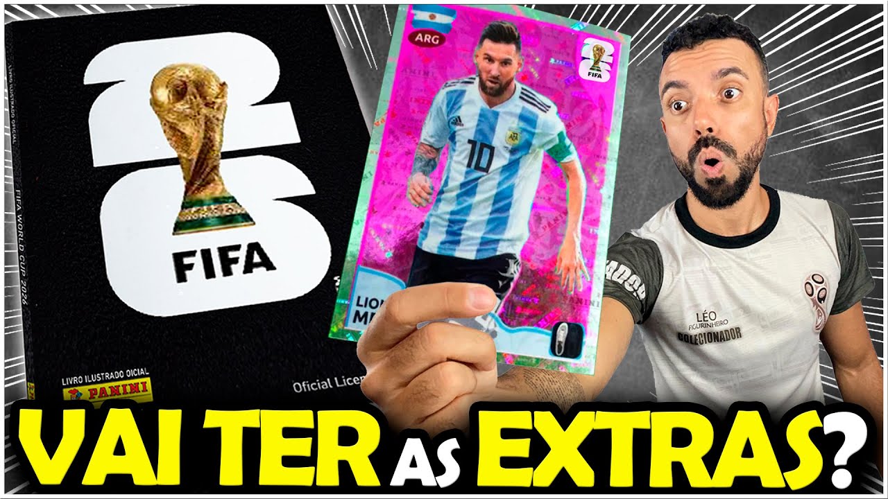 FIGURINHAS EXTRAS da COPA do MUNDO 2026 no Álbum da Panini - Entenda sobre!