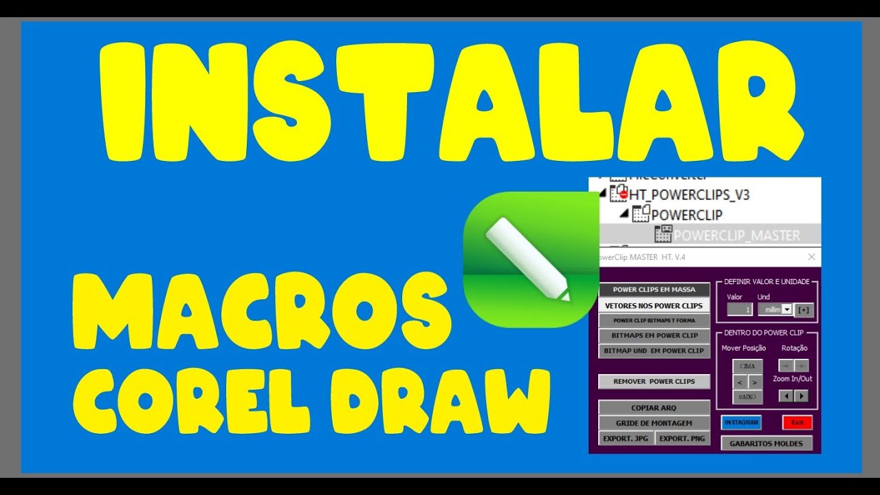 TUTORIAL COMO INSTALAR E ATIVAR QUALQUER MACROS  NO COREL DRAW