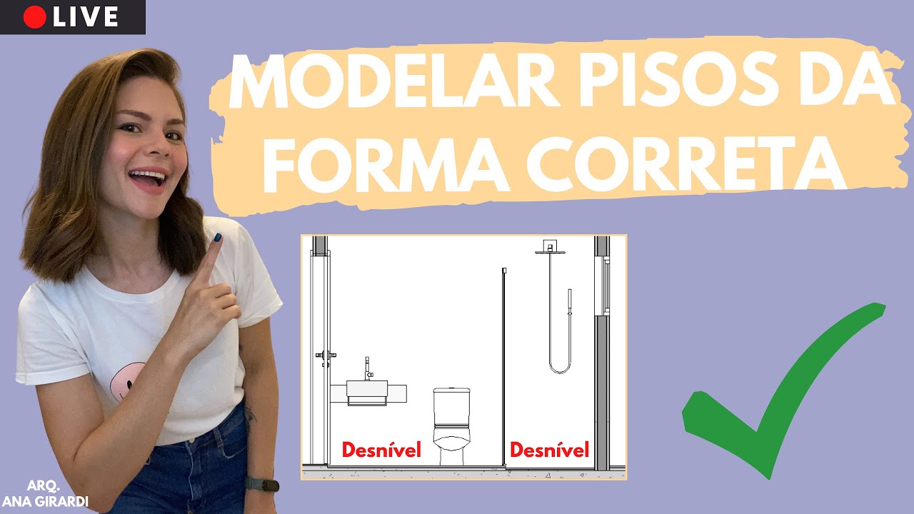 Como modelar pisos no Revit da forma correta | Live 95 #RevitnaPrática