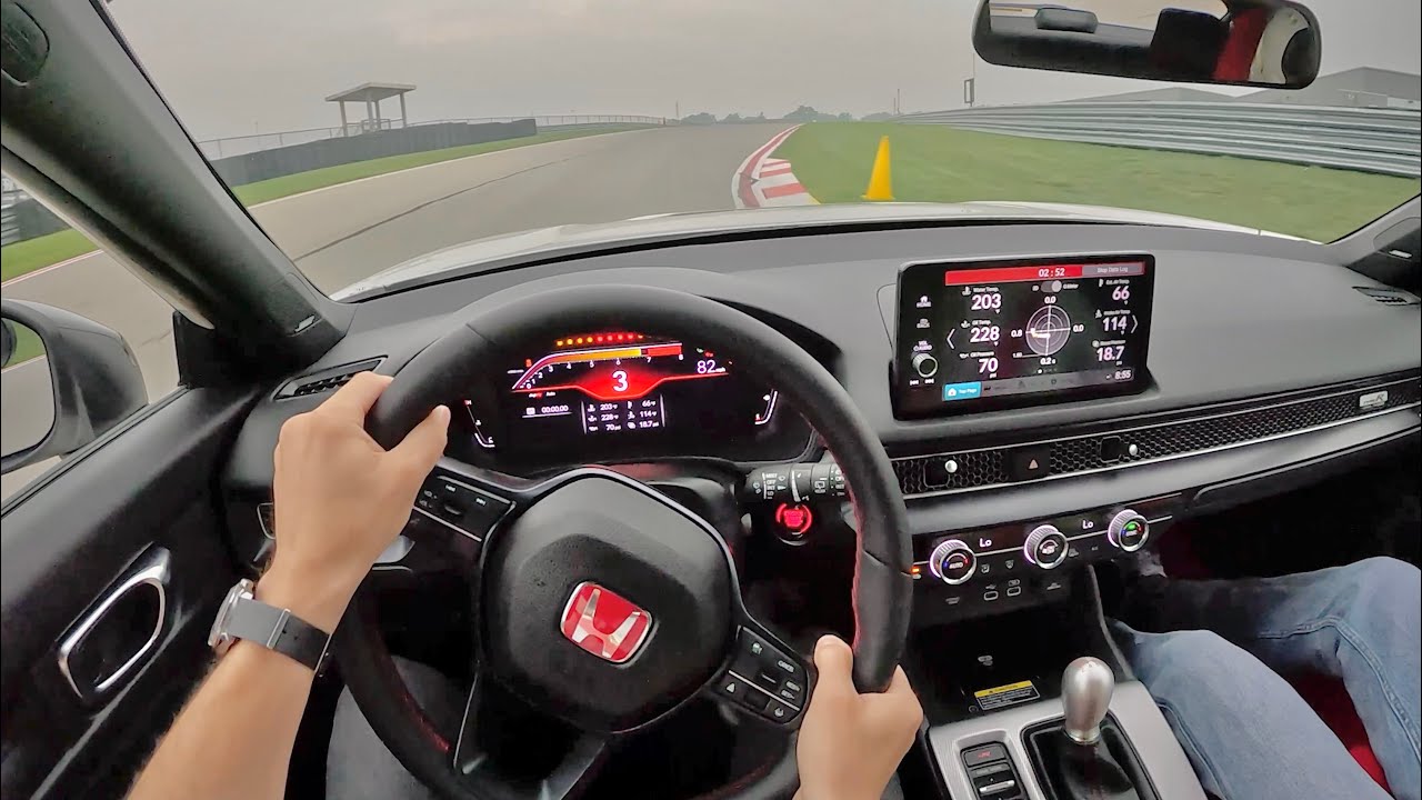 2023 Honda Civic Type R - POV Track Review (+R vs. Pedal Dance)