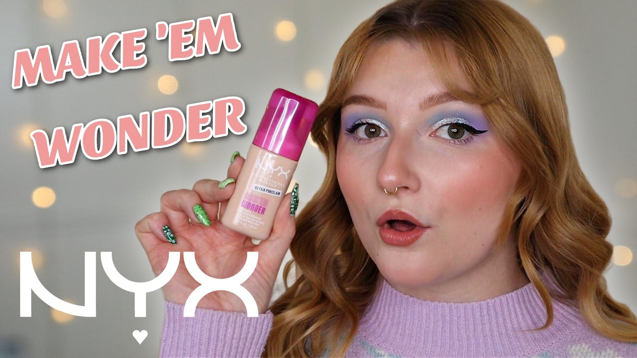 TESTING NYX MAKE EM WONDER SOFT MATTE FOUNDATION ON DRY SKIN!