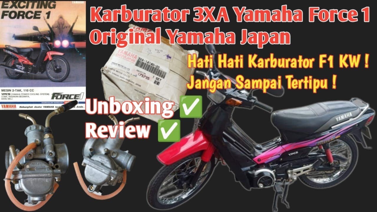 Оригинальный карбюратор Yamaha Force 1 Yamaha Japan @tutorialrxking