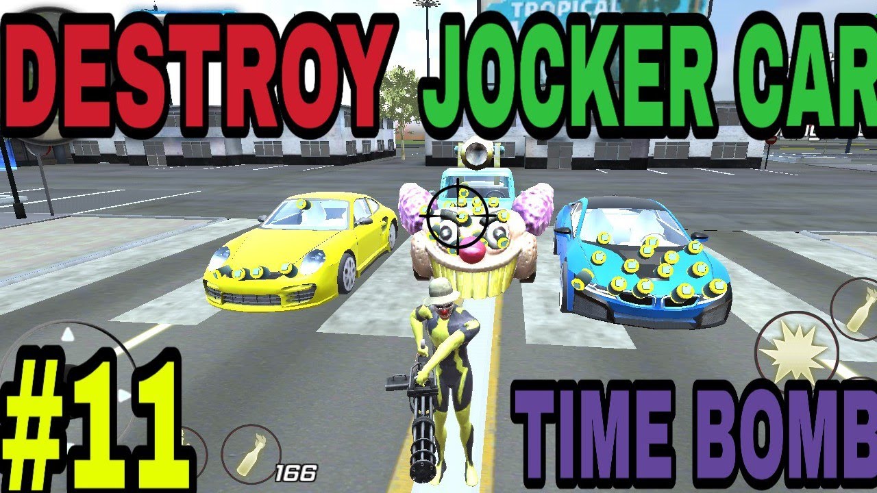 Destroying Jocker Car By  Bomb In rope frog ninja game || 2020 || #11
