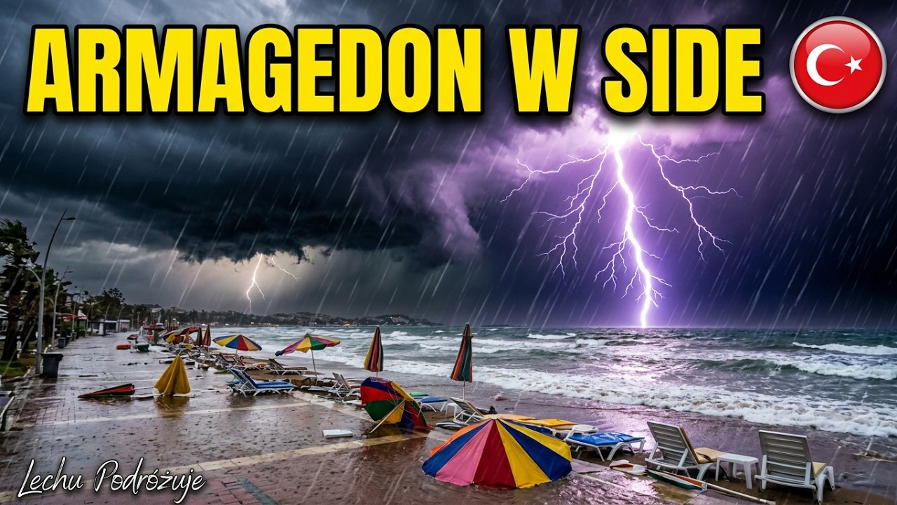 Armagedon w Side,zalało nam apartament ,pioruny waliły jeden za drugim