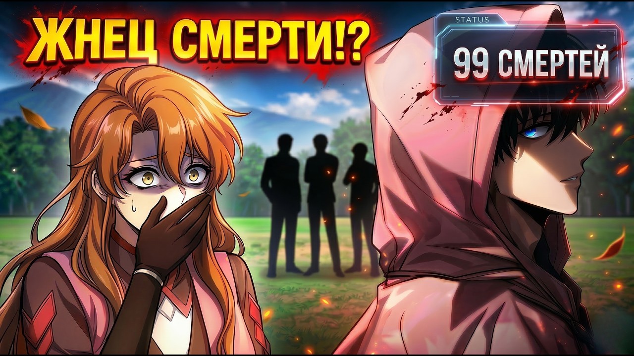 Он умер 99 раз… и стал ЖНЕЦОМ СМЕРТИ ☠️ | Озвучка манги