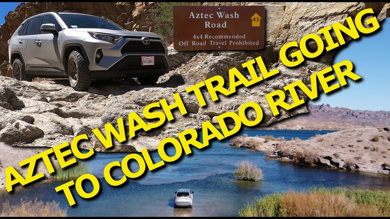 Aztec Wash Trail going to Colorado River - Rav4 Off Road Overlanding & Rock Crawling - Nevada