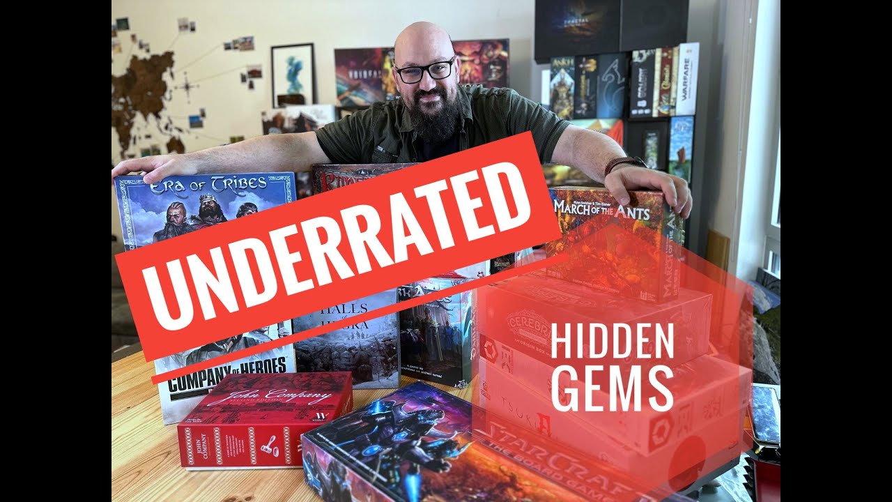 Top 10 underrated (or hidden gems) board games