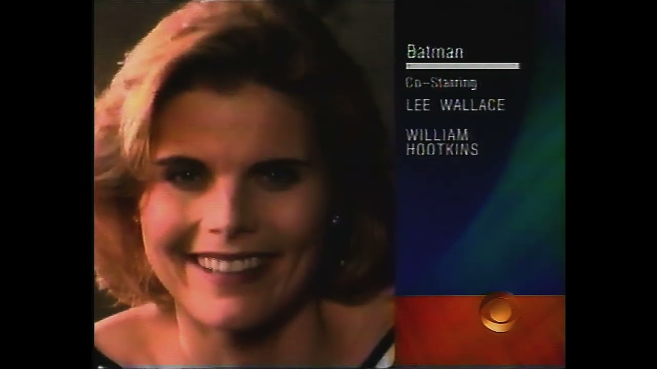 Batman (1989) Ending and CBS Promo Credits - June 20, 1995