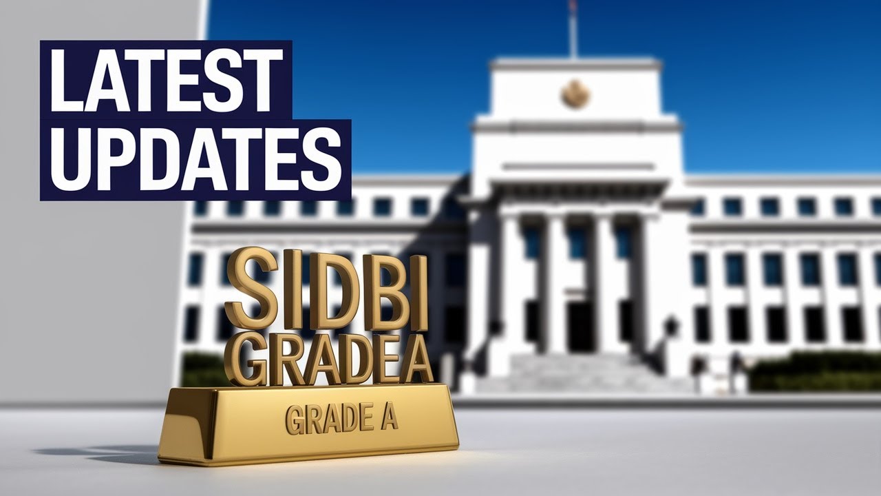 Latest Updates for SIDBI Grade A Assistant Manager 2025