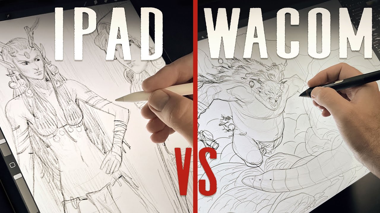 iPad против Wacom... (Профессиональный совет — у меня оба)
