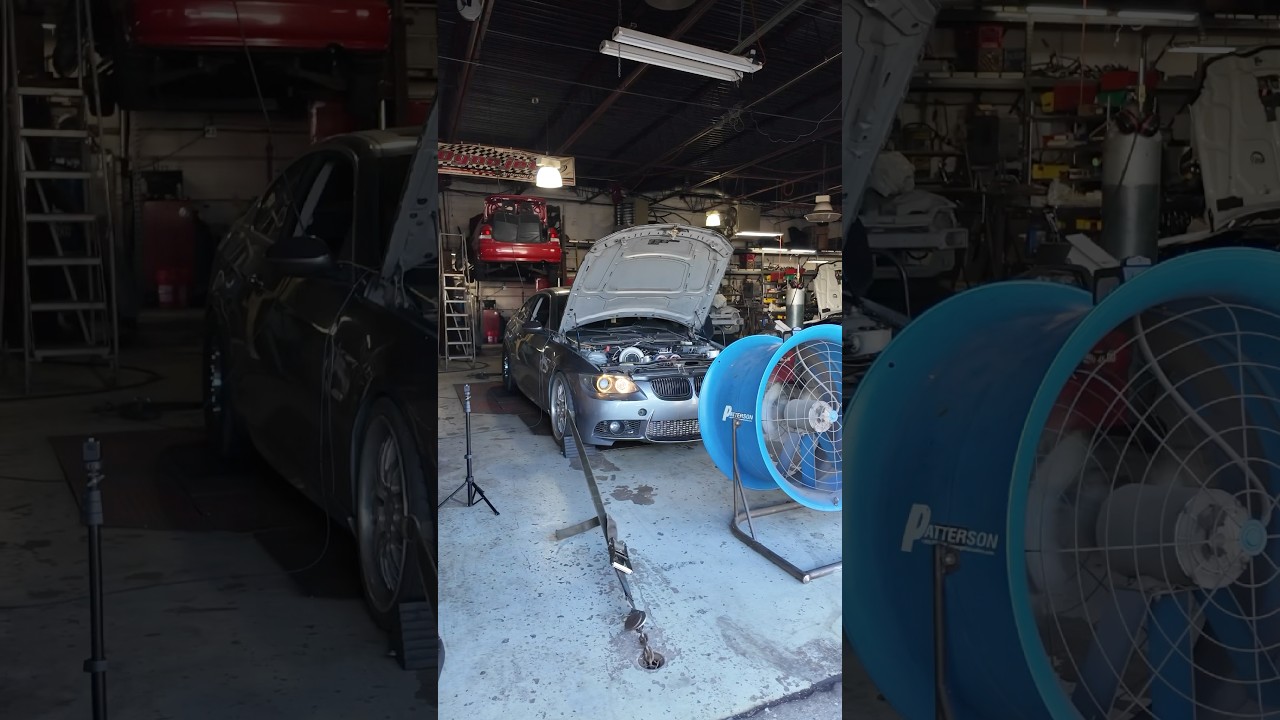 2JZ motor in a BMW 335i #2jzswap #1000hp #bmw335i