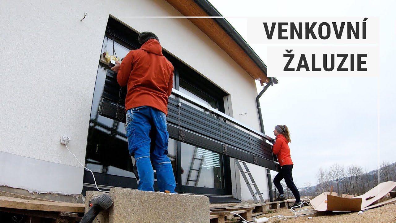 Instalace venkovních žaluzií Labona | #120 Stavba domu svépomocí