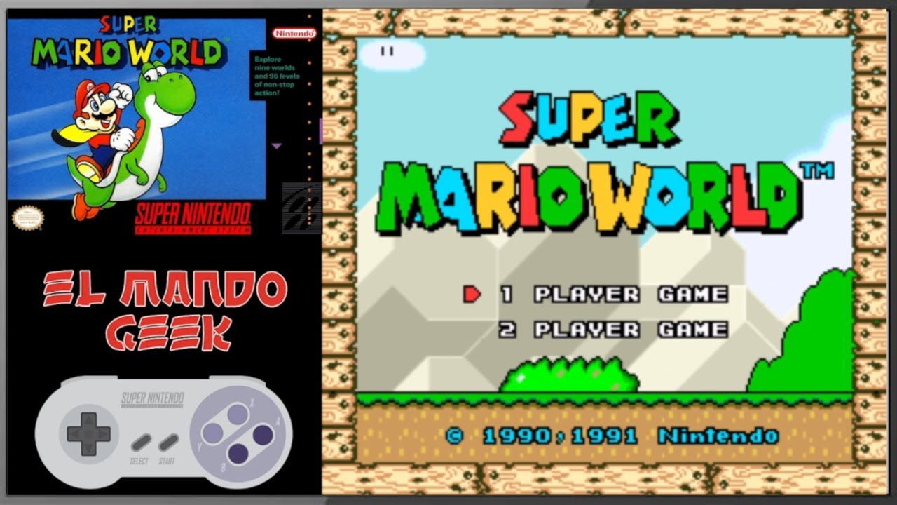 Super Mario World (SNES - 1990) Full Walkthrough