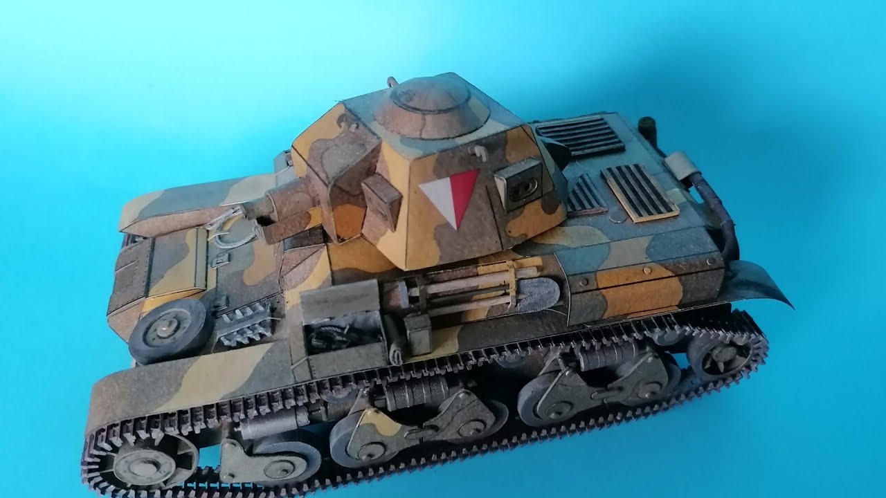 Mały Modelarz 9/1984 czołg R-35