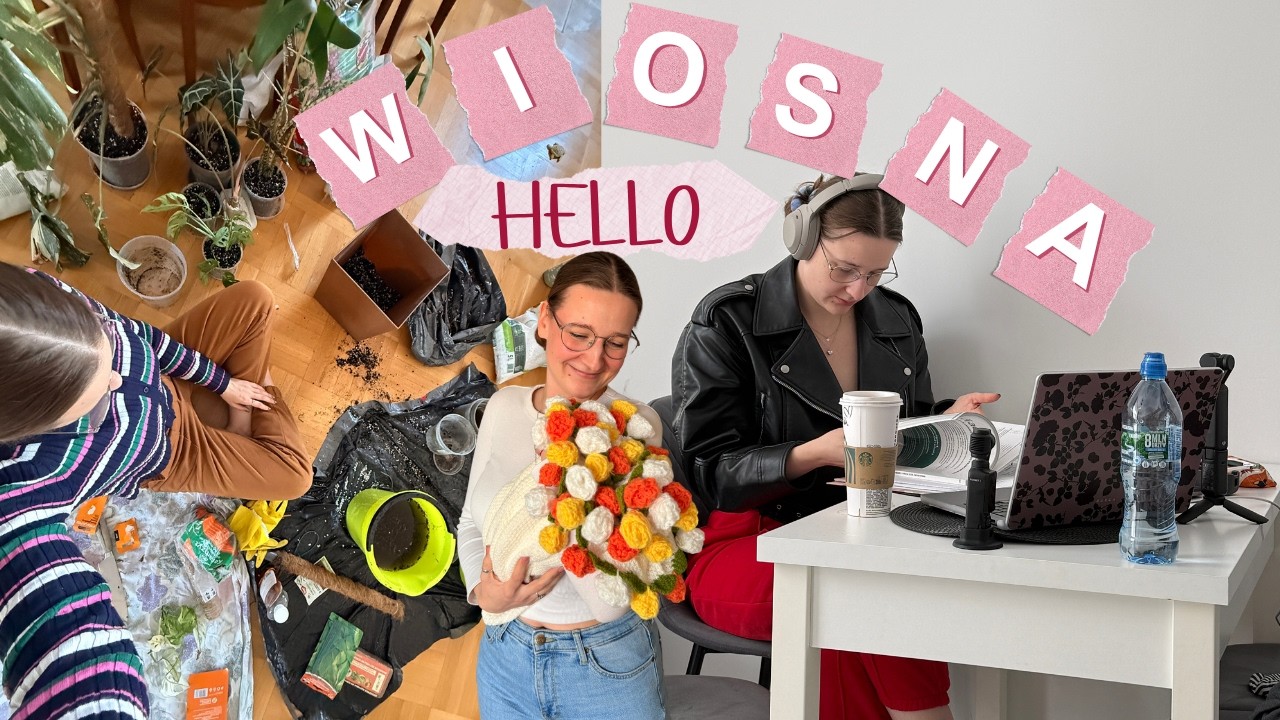 HELLO SPRING  |🪴 przesadzanie roślin, 📚 tbr na wiosnę, 🍅 plany na wysiew warzyw i 🛍️ haul z rossmana