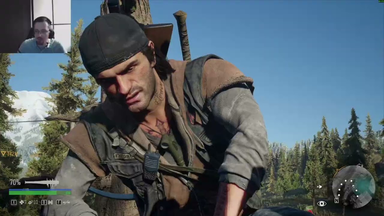 Days Gone #17   жесткие пулеметчики упокоителей, первый громила