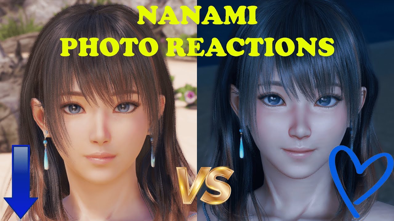 Venus Vacation Prism: Nanami 💙 Reactions to Close Camera - Normal vs High Affection