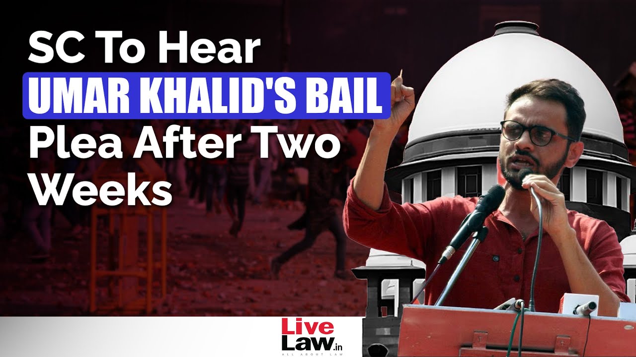 Supreme Court To Hear Umar Khalid's Bail Plea After Two Weeks