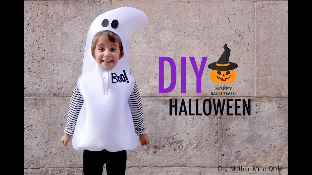 HALLOWEEN: DIY Disfraz de fantasma para niños (patrones incluidos)
