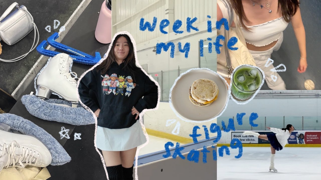 week in my life as a figure skater | slow summer days & what i'm working on at the rink 🍓⛸️