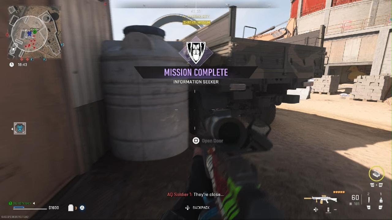 DMZ Information Seeker Mission Completion 🎧##warzone #mw2 #cod