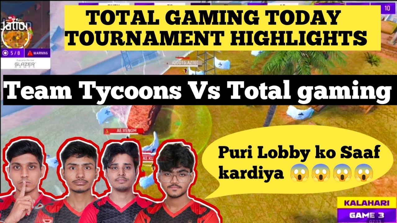 Total gaming ne kardi Puri Lobby saaf. 
