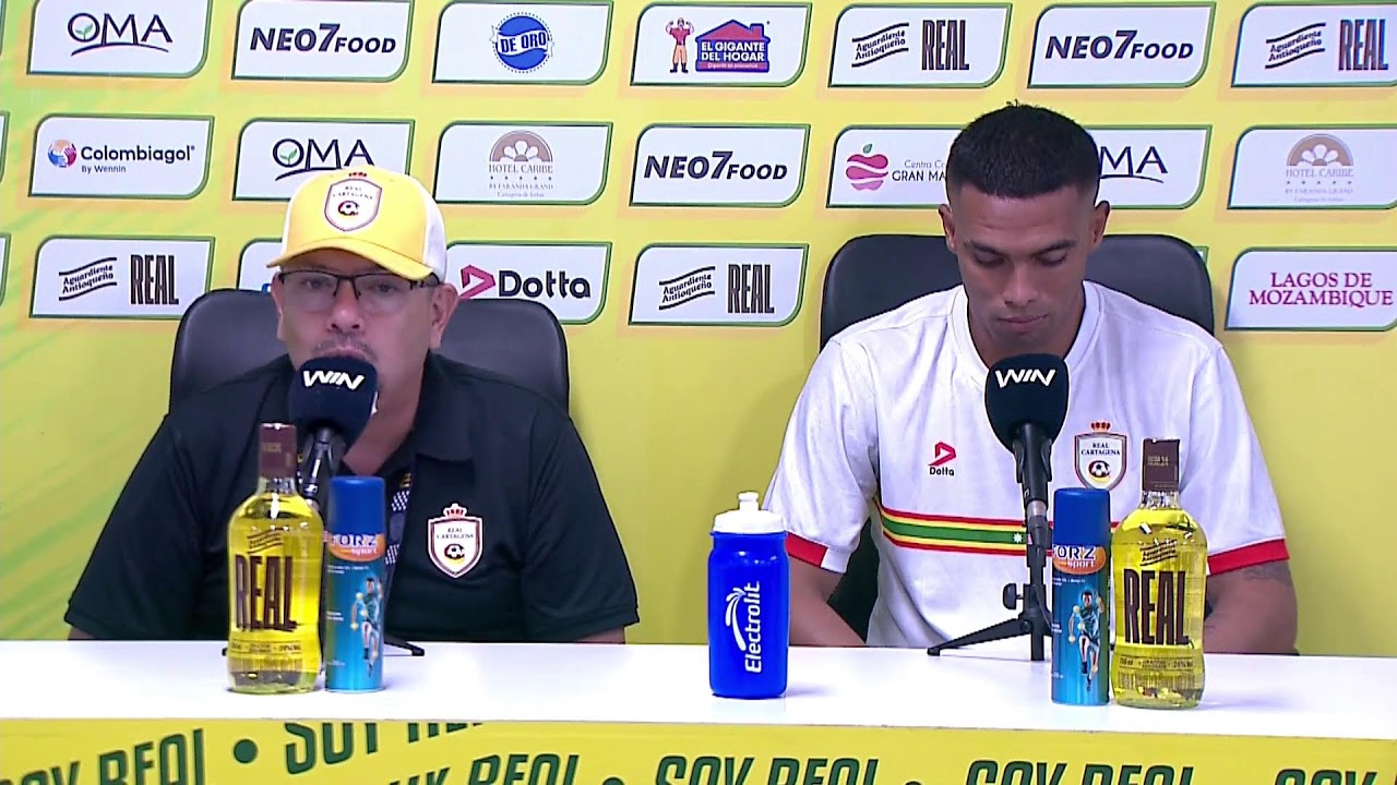Rueda de prensa de Real Cartagena tras su partido con Atlético
