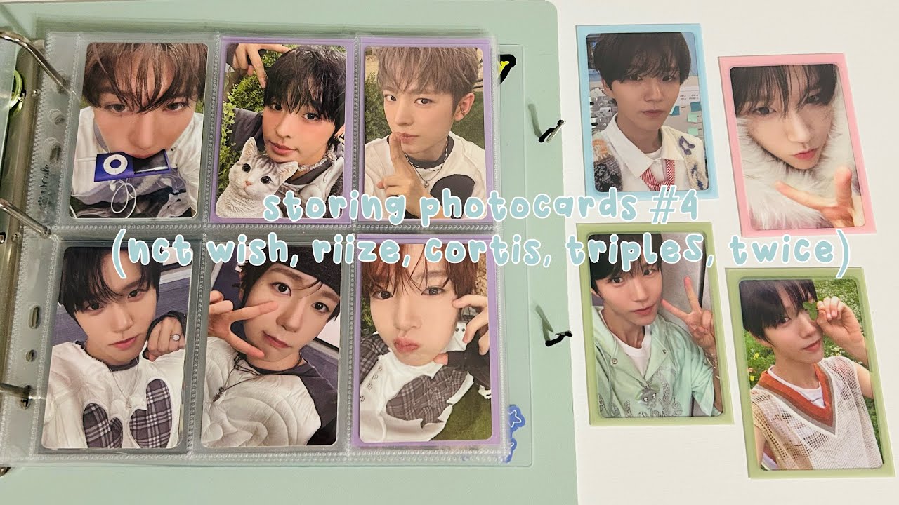 storing photocard #4 (nct wish, riize, cortis, tripleS, twice)