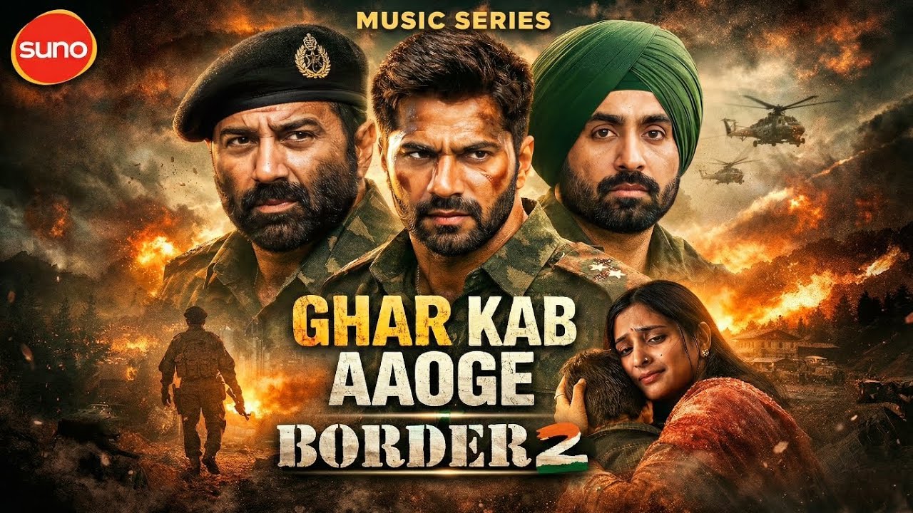 Ghar Kab Aaoge 🇮🇳 | Dil Ko Rula Dene Wala Fauji Song | Border 2 | Suno Music Series