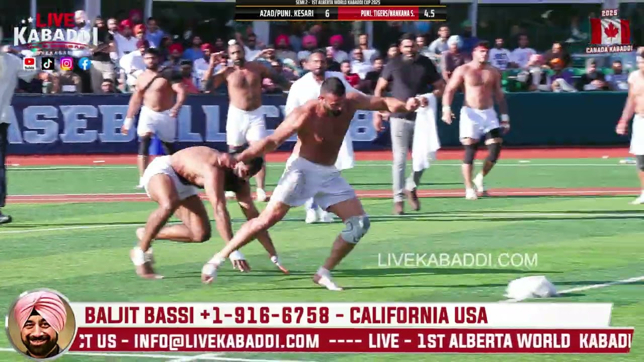 Semi 2 - Alberta Kabaddi Cup 2025 Canada Kabaddi
