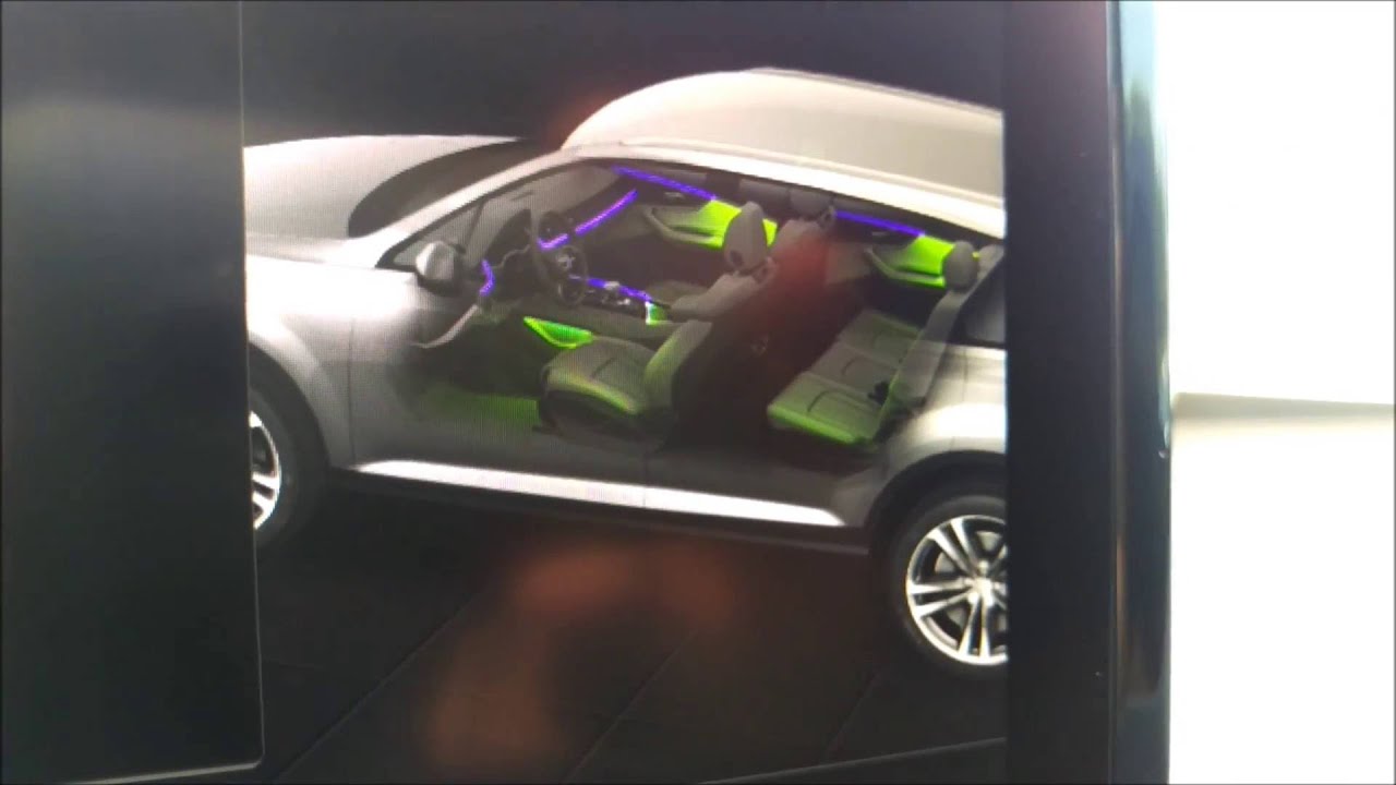 2017 Audi Q7 How To Change LED Interior Lighting Color