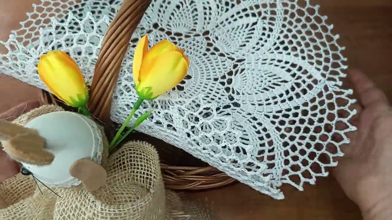 Serweta kwiatowo ananasowa❤️