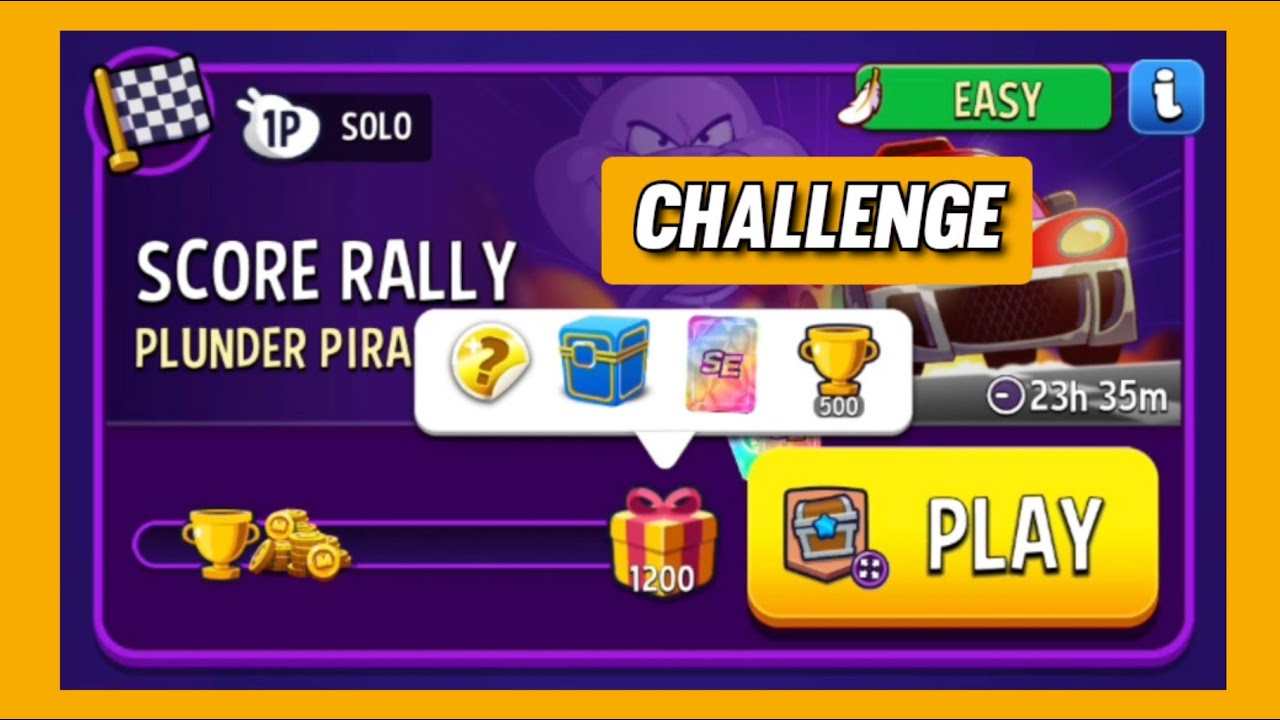 Plunder pirates solo challenge|1200 points|score rally|match masters. 