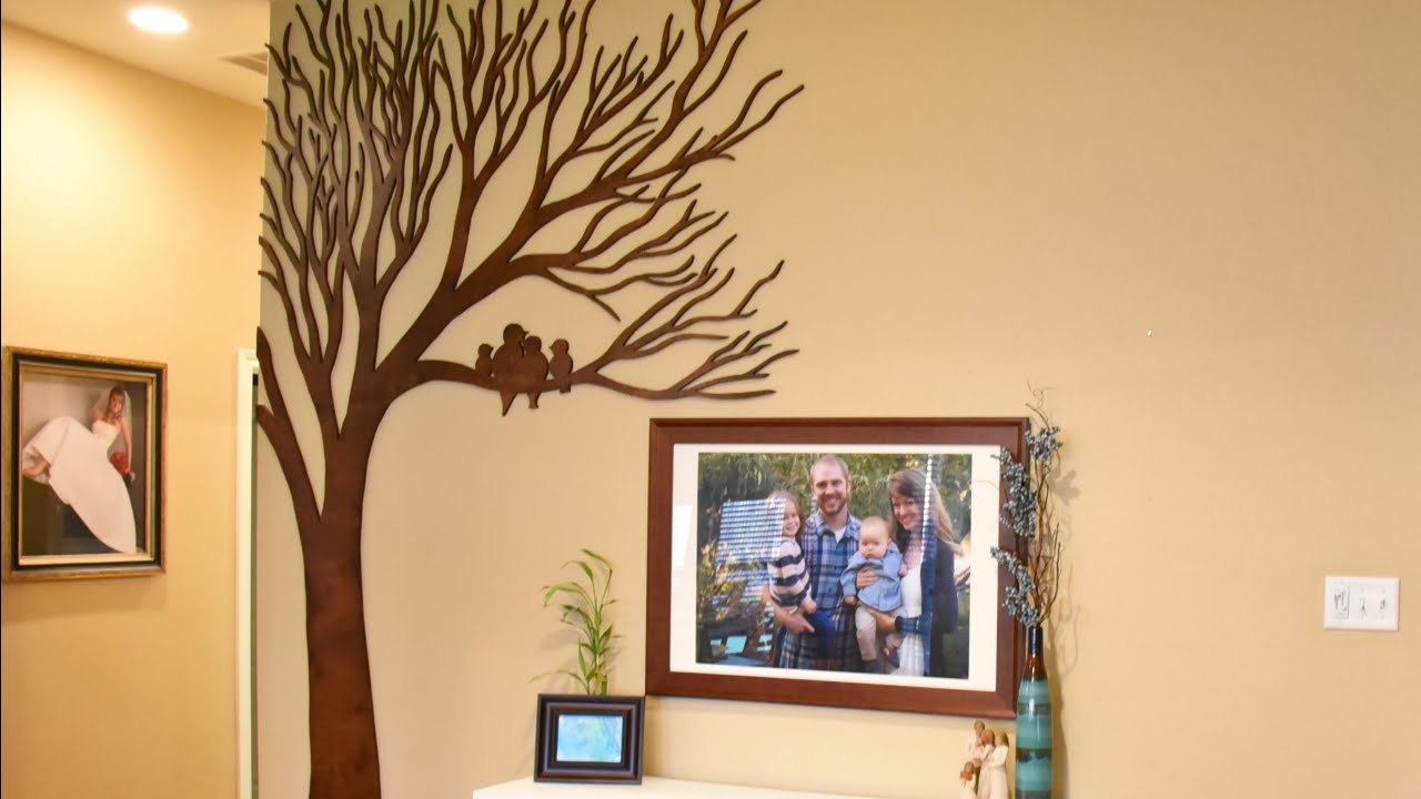 Wood Art for Large Walls - Giant Wooden Tree