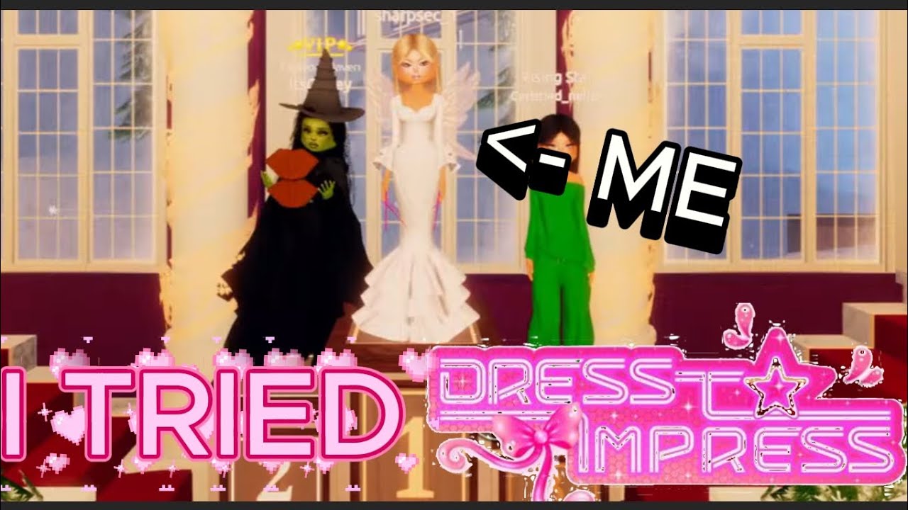 I TRIED Dress To Impress