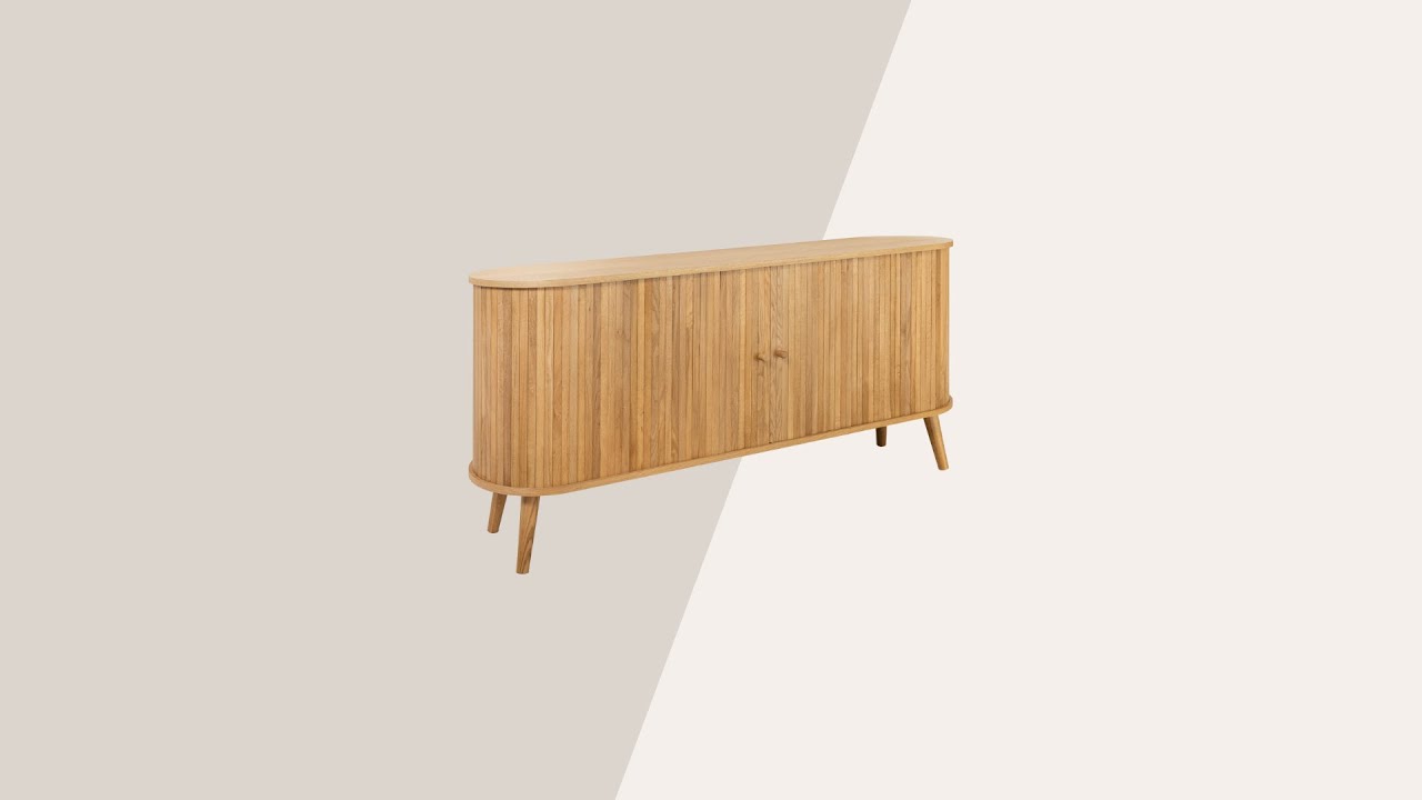 Retro Sideboard VALHALLA WOOD natur | Riess-Ambiente.de